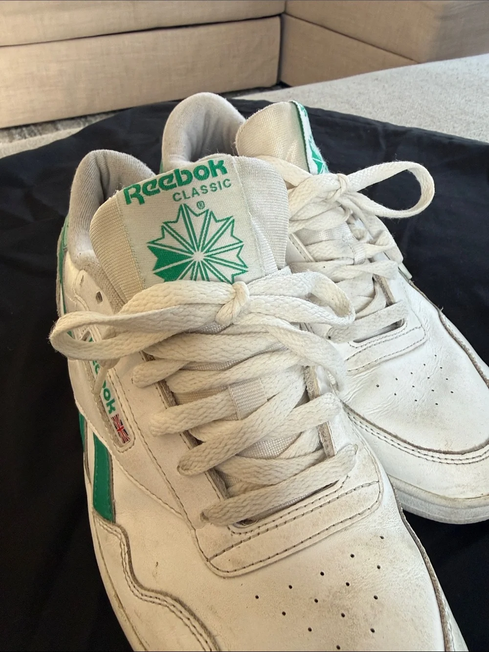 Reebok Club C Revenge White Glen Green Sneakers Men’s Size 10